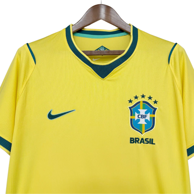 Camisa Brasil Masculina Amarela Torcedor