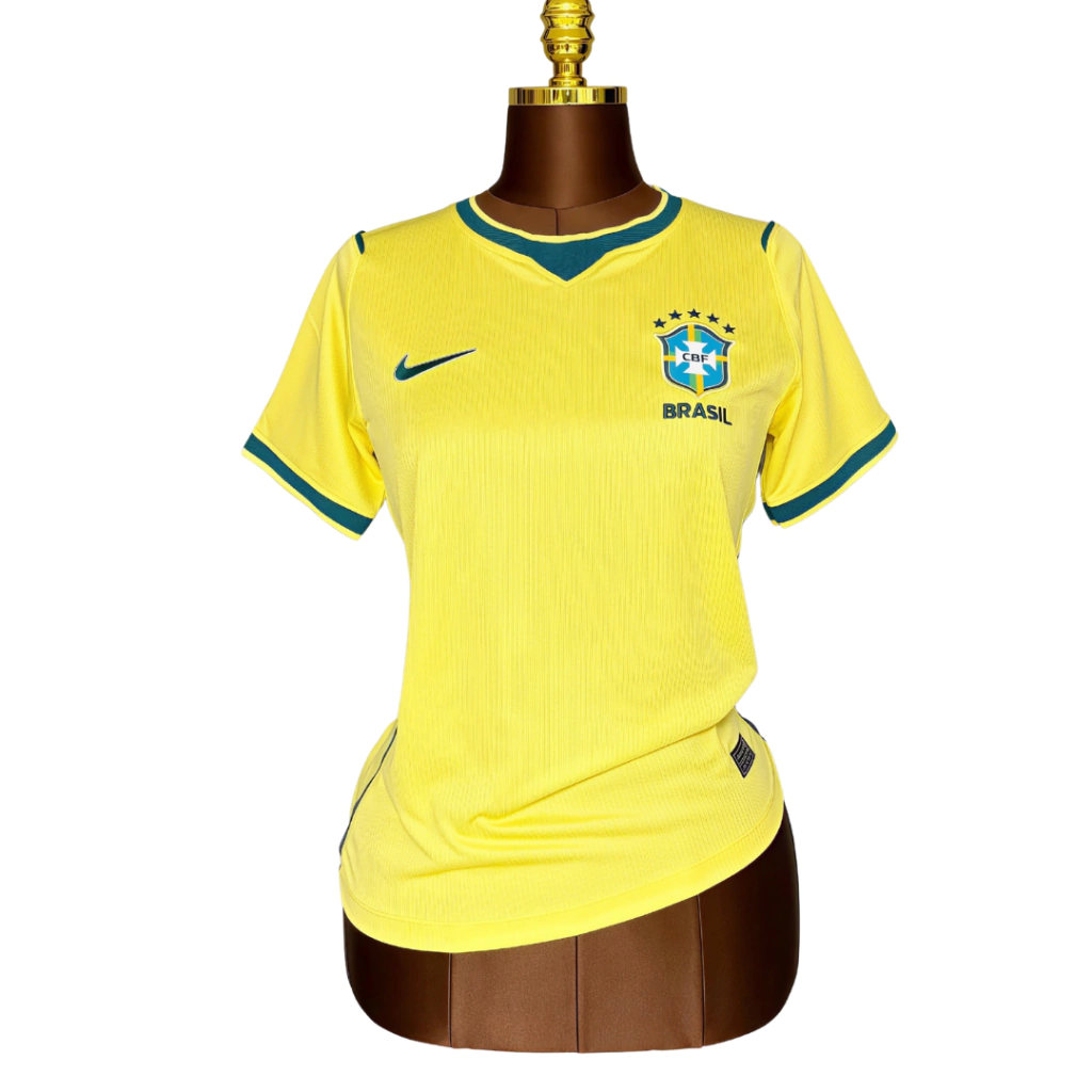 Camisa Feminina Amarela Torcedor