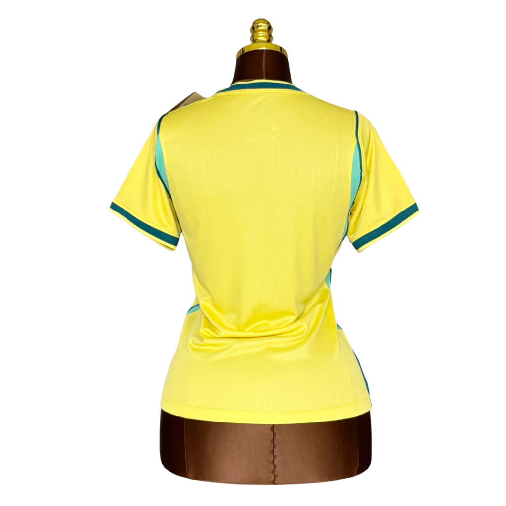 Camisa Brasil Feminina Amarela Torcedor