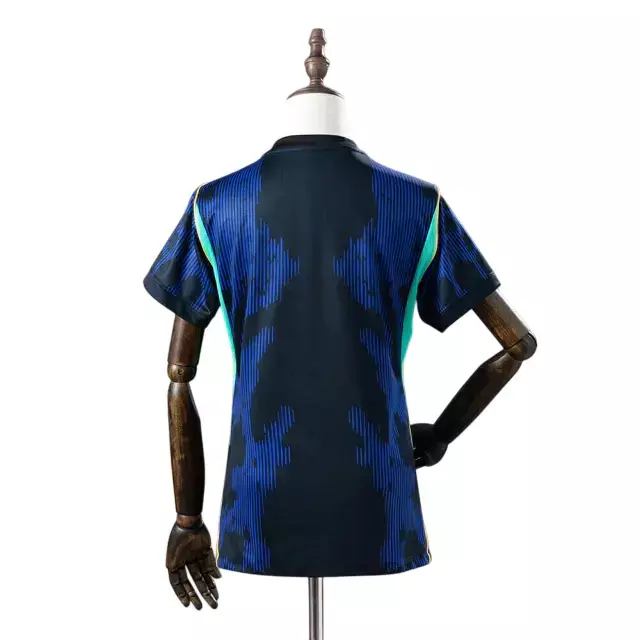 Camisa Brasil Feminina Azul Torcedor